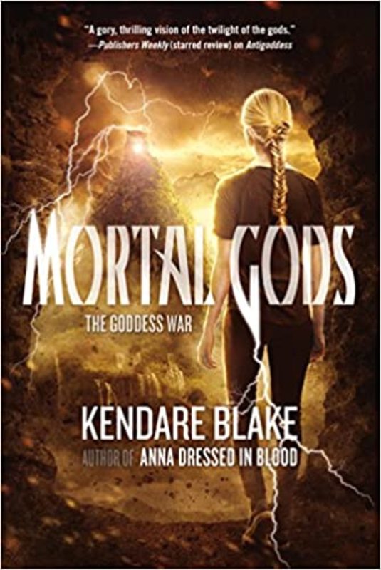 Book cover for "Mortal Gods" by Kendare Blake