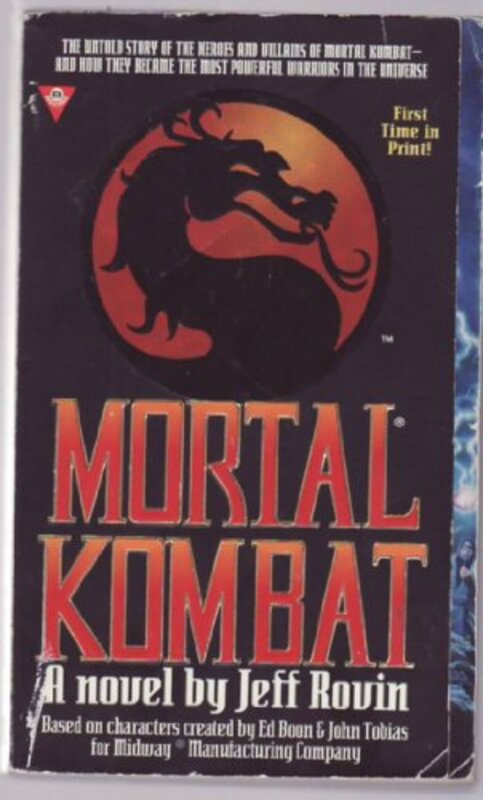 Book cover for "Mortal Kombat" by Jeff Rovin