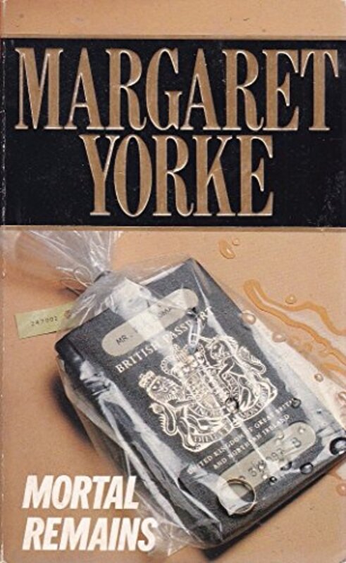 Book cover for "Mortal Remains" by Margaret Yorke