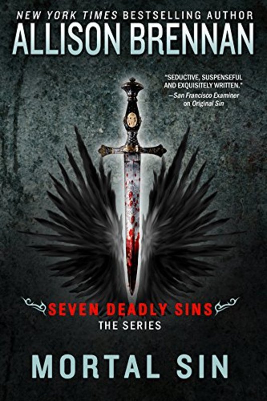 Book cover for "Mortal Sin" by Allison Brennan