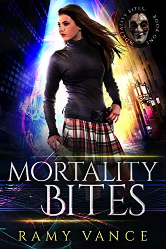 Book cover for "Mortality Bites" by RE Vance