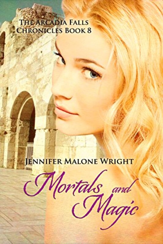 Book cover for "Mortals and Magic" by Jennifer Malone Wright