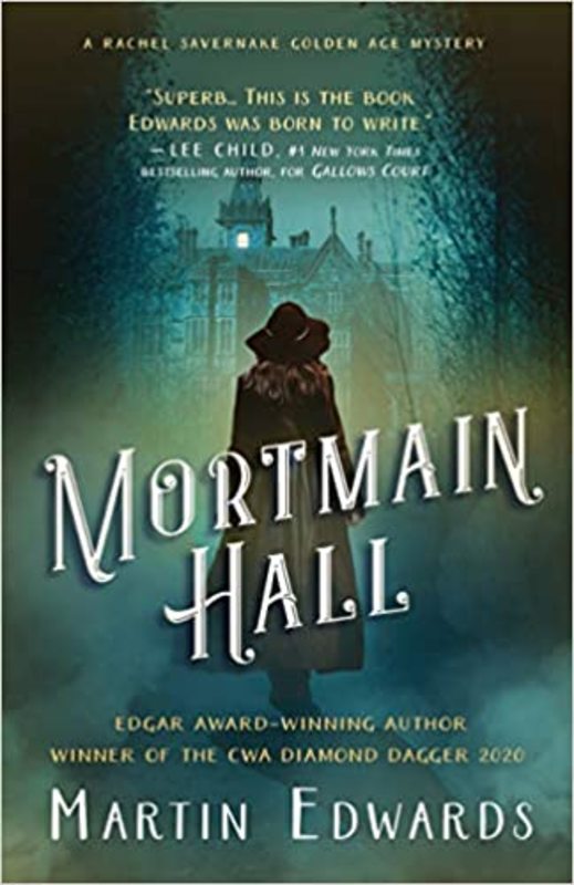 Book cover for "Mortmain Hall" by Martin Edwards