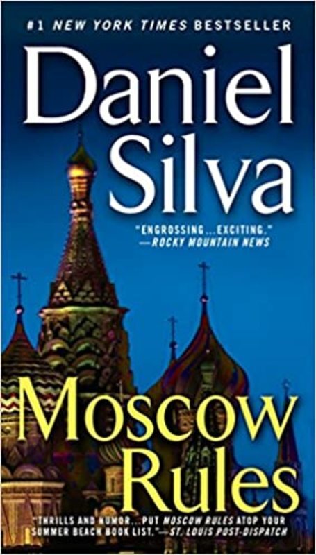 Book cover for "Moscow Rules" by Daniel Silva