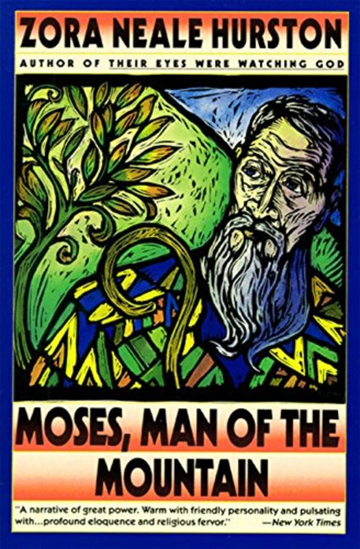 Book cover for "Moses, Man of the Mountain" by Zora Neale Hurston