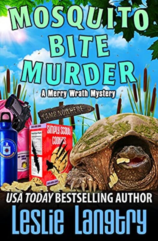 Book cover for "Mosquito Bite Murder" by Leslie Langtry