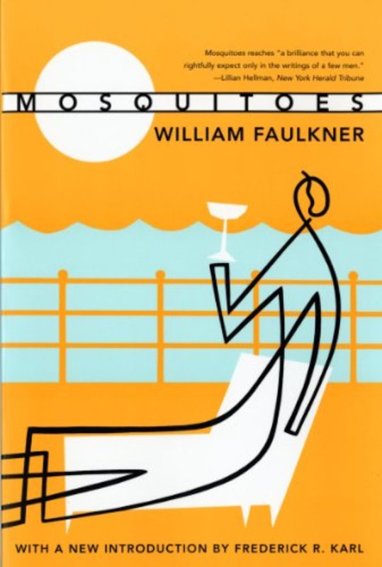 Book cover for "Mosquitoes" by William Faulkner