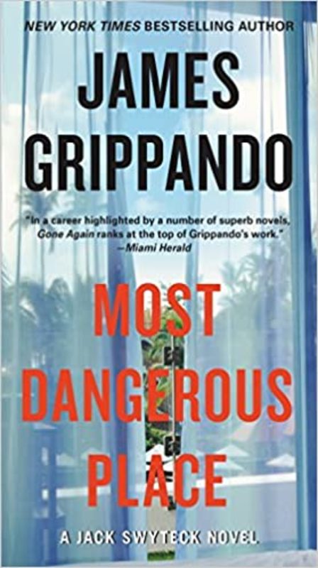 Book cover for "Most Dangerous Place" by James Grippando