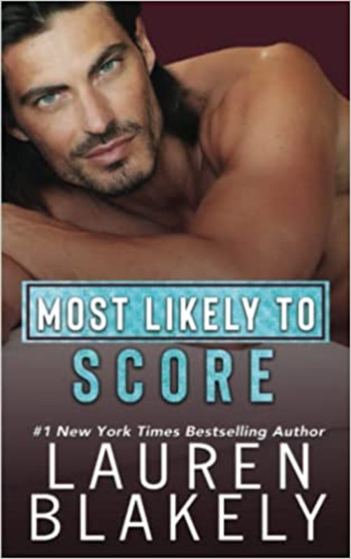 Book cover for "Most Likely to Score" by Lauren Blakely