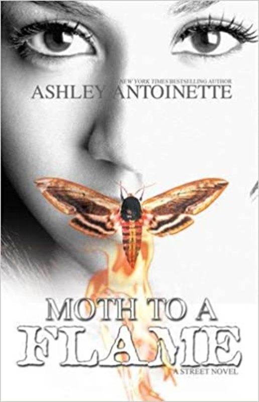 Book cover for "Moth to a Flame" by Ashley Antoinette
