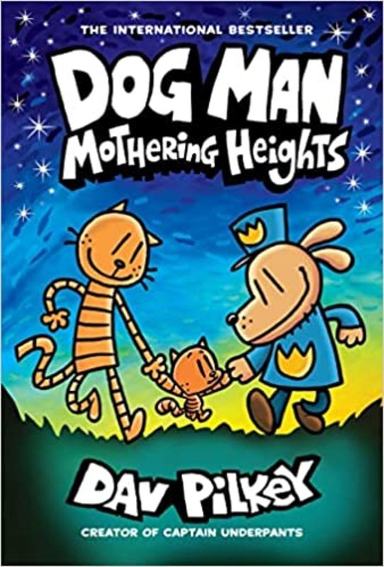 Book cover for "Mothering Heights" by Dav Pilkey
