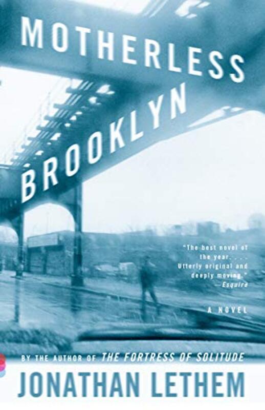 Book cover for "Motherless Brooklyn" by Jonathan Lethem