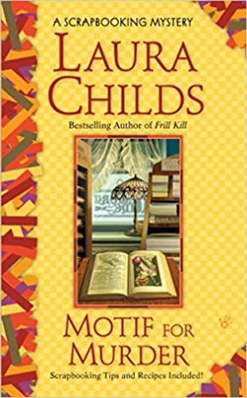 Book cover for "Motif for Murder" by Laura Childs
