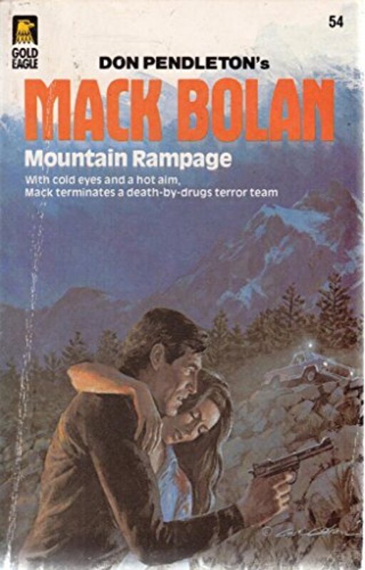 Book cover for "Mountain Rampage" by Don Pendleton
