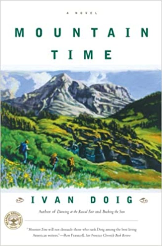 Book cover for "Mountain Time" by Ivan Doig
