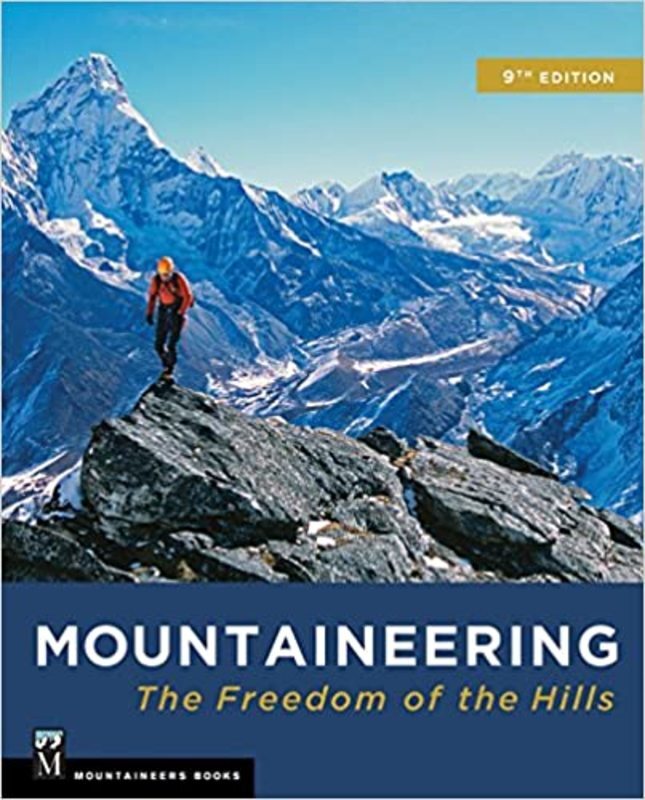 Book cover for "Mountaineering" by The Mountaineers