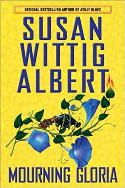 Book cover for "Mourning Gloria" by Susan Wittig Albert