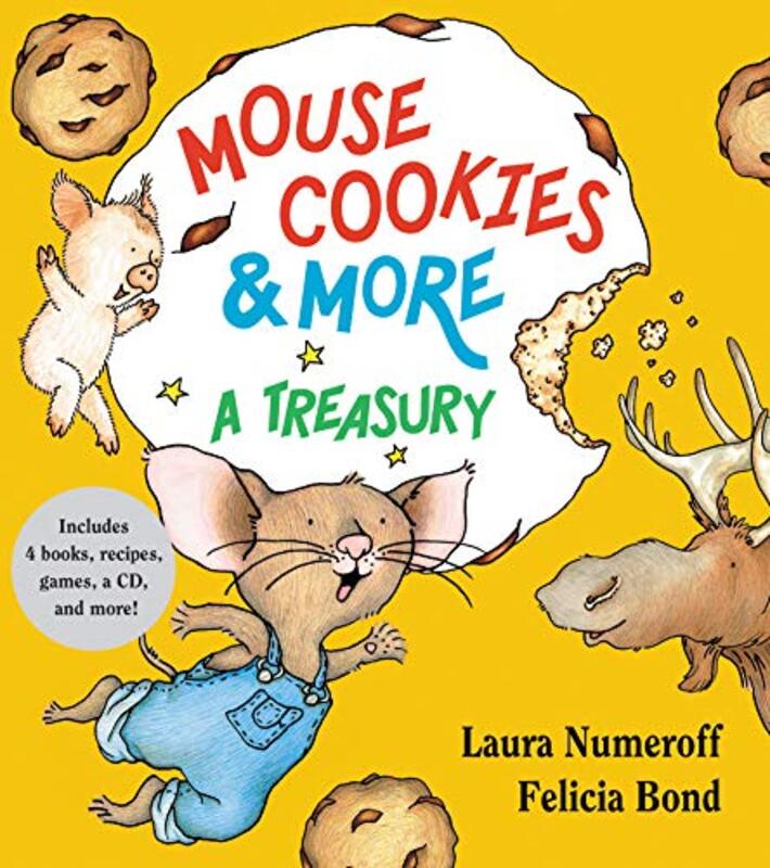 Book cover for "Mouse Cookies and More: A Treasury" by Laura Joffe Numeroff