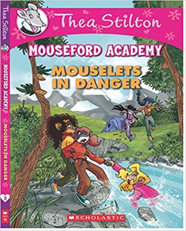 Book cover for "Mouselets in Danger" by Thea Stilton
