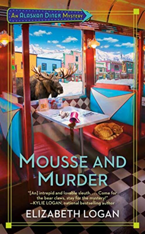 Book cover for "Mousse and Murder" by Elizabeth Logan