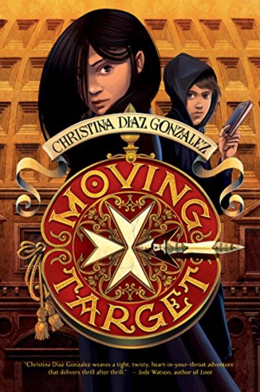Book cover for "Moving Target" by Christina Diaz Gonzalez