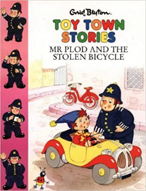 Book cover for "Mr Plod And The Stolen Bicycle" by Enid Blyton
