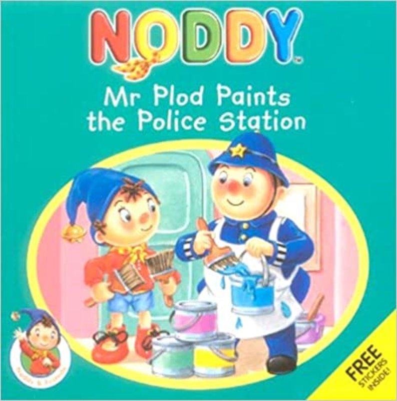 Book cover for "Mr Plod Paints The Police Station" by Enid Blyton