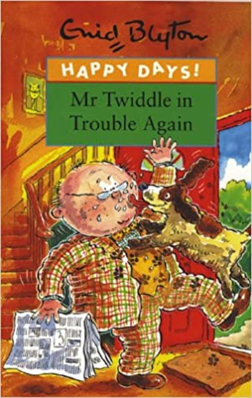 Book cover for "Mr Twiddle in Trouble Again" by Enid Blyton