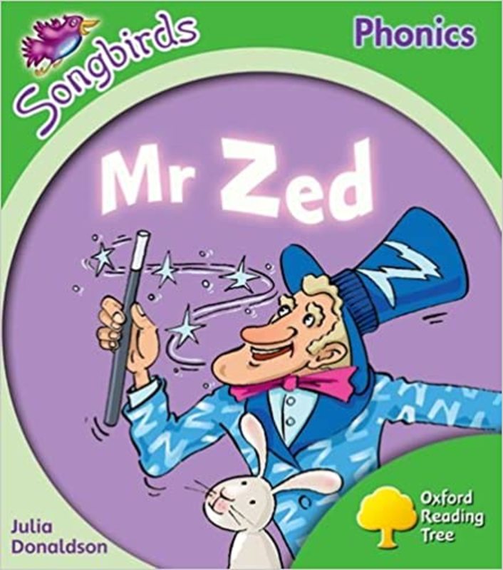 Book cover for "Mr Zed" by Julia Donaldson