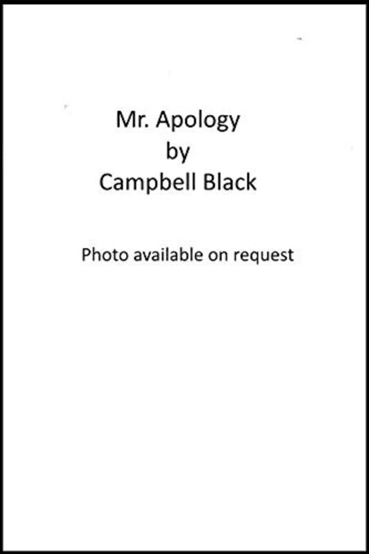 Book cover for "Mr. Apology" by Campbell Armstrong