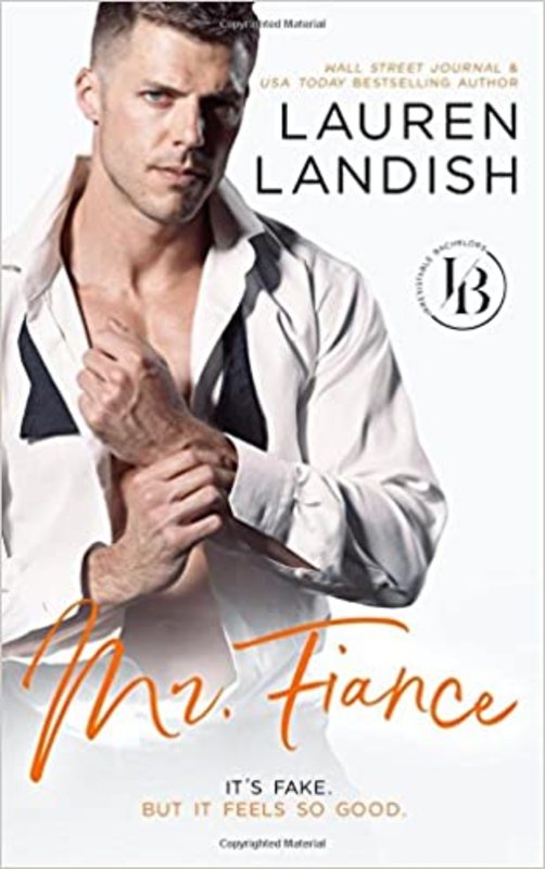 Book cover for "Mr. Fiancé" by Lauren Landish
