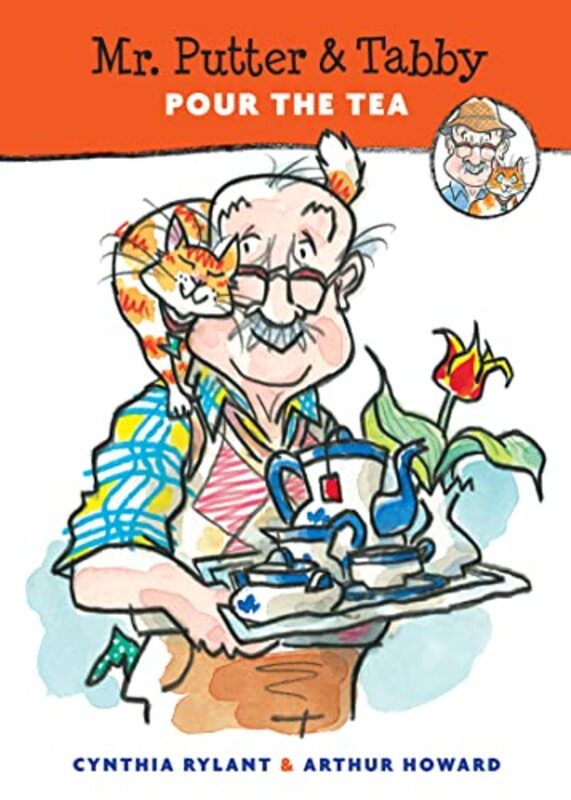 Book cover for "Mr. Putter and Tabby Pour the Tea" by Cynthia Rylant