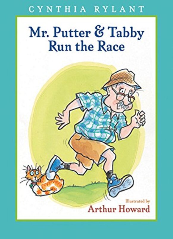 Book cover for "Mr. Putter and Tabby Run the Race" by Cynthia Rylant