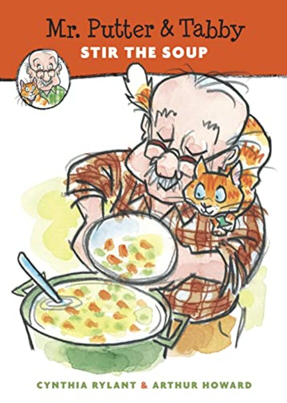 Book cover for "Mr. Putter and Tabby Stir the Soup" by Cynthia Rylant