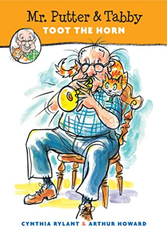 Book cover for "Mr. Putter and Tabby Toot the Horn" by Cynthia Rylant
