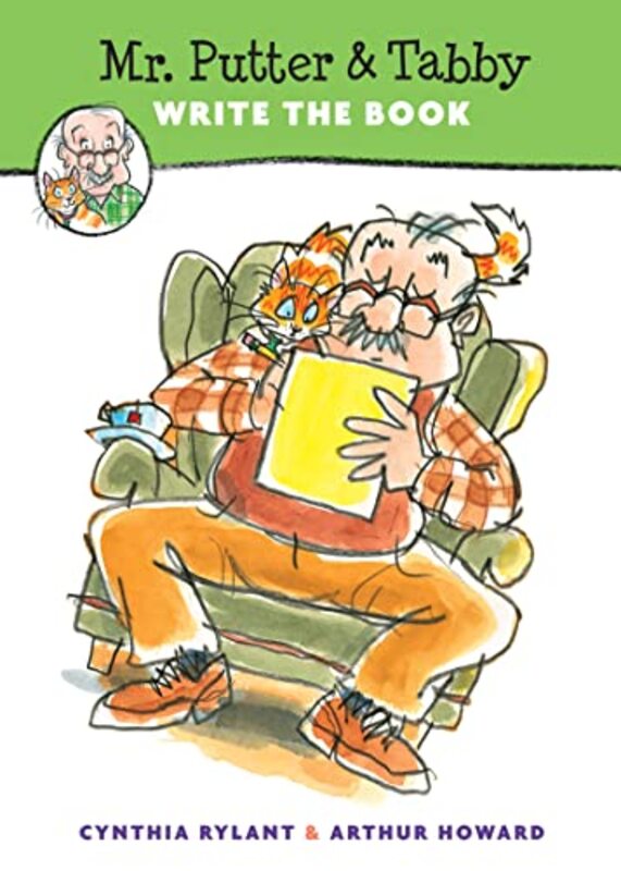 Book cover for "Mr. Putter and Tabby Write the Book" by Cynthia Rylant