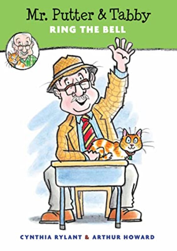 Book cover for "Mr. PutterTabby Ring the Bell" by Cynthia Rylant
