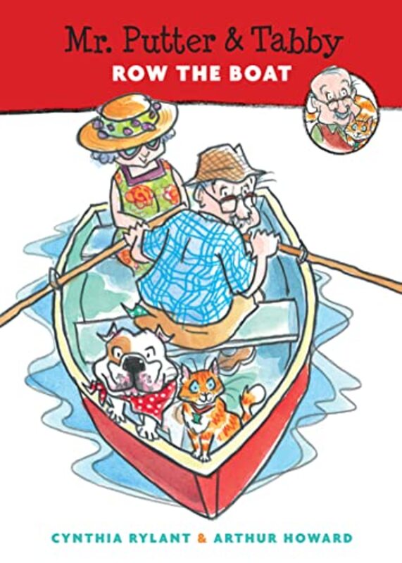 Book cover for "Mr. PutterTabby Row the Boat" by Cynthia Rylant