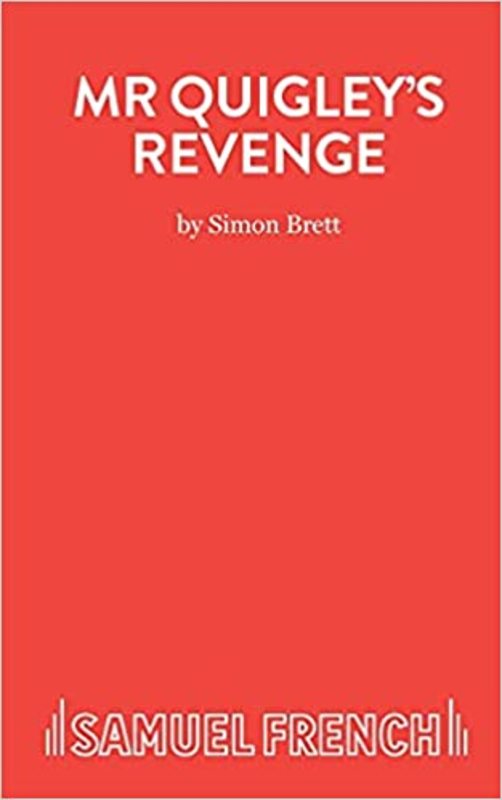 Book cover for "Mr. Quigley's Revenge" by Simon Brett