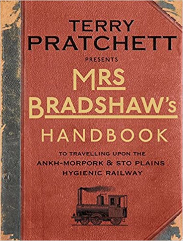 Book cover for "Mrs Bradshaw's Handbook" by Terry Pratchett