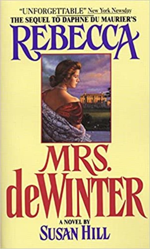 Book cover for "Mrs de Winter" by Susan Hill