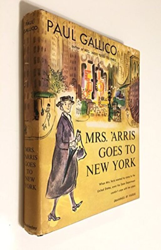 Book cover for "Mrs. 'Arris Goes to New York" by Paul Gallico