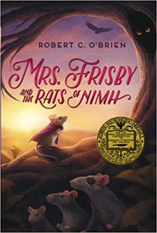 Book cover for "Mrs. Frisby and the Rats of Nimh" by Robert C. O'Brien