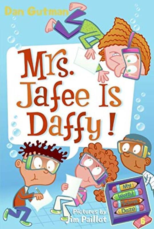 Book cover for "Mrs. Jafee Is Daffy!" by Dan Gutman