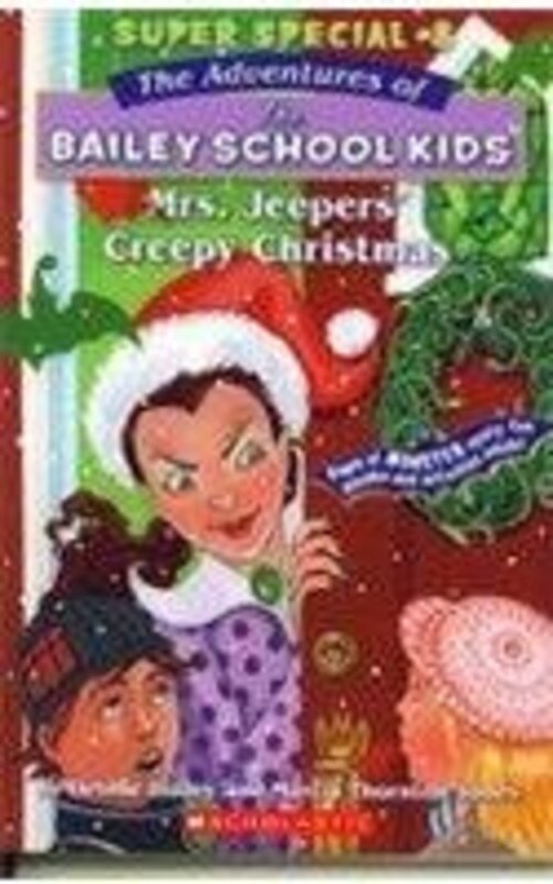Book cover for "Mrs. Jeeper's Creepy Christmas" by Marcia Thornton Jones