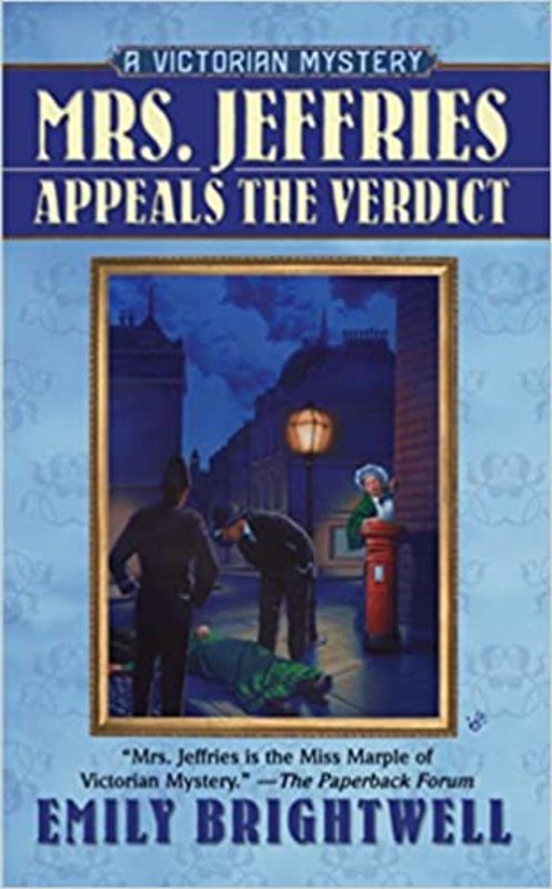 Book cover for "Mrs. Jeffries Appeals the Verdict" by Emily Brightwell