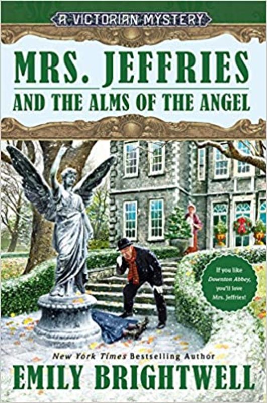 Book cover for "Mrs. Jeffries and the Alms of the Angel" by Emily Brightwell