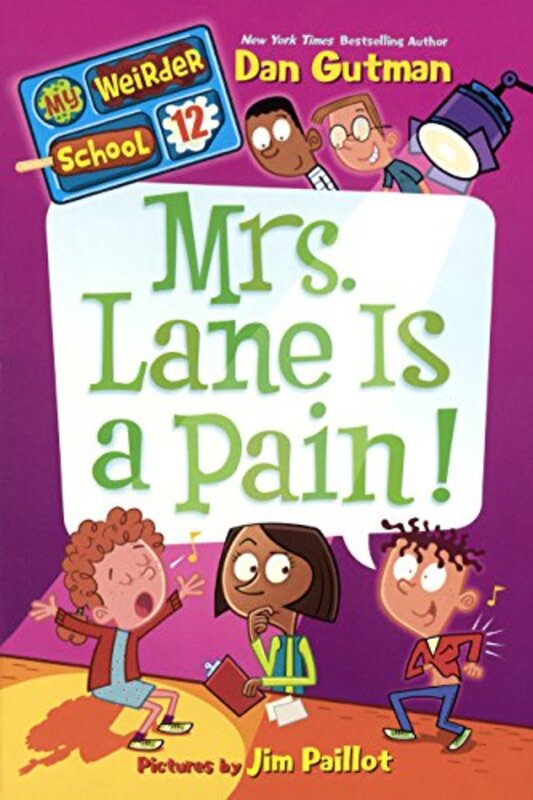 Book cover for "Mrs. Lane Is a Pain!" by Dan Gutman