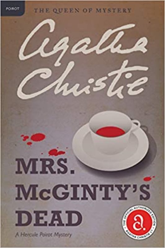 Book cover for "Mrs. McGinty's Dead" by Agatha Christie