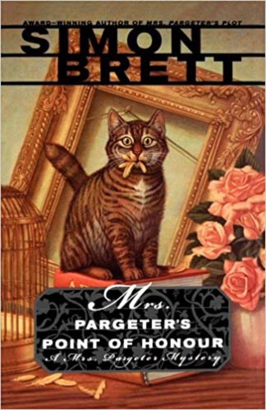 Book cover for "Mrs. Pargeter's Point of Honour" by Simon Brett